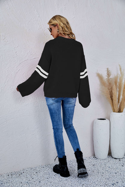 Sweetie With Heart Pullover Knit Sweater