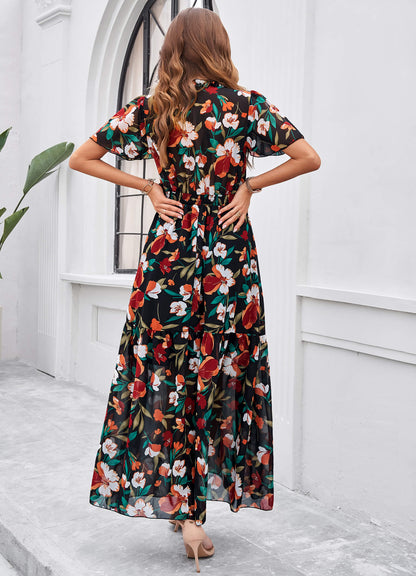 Fiora Maxi Dress - Black