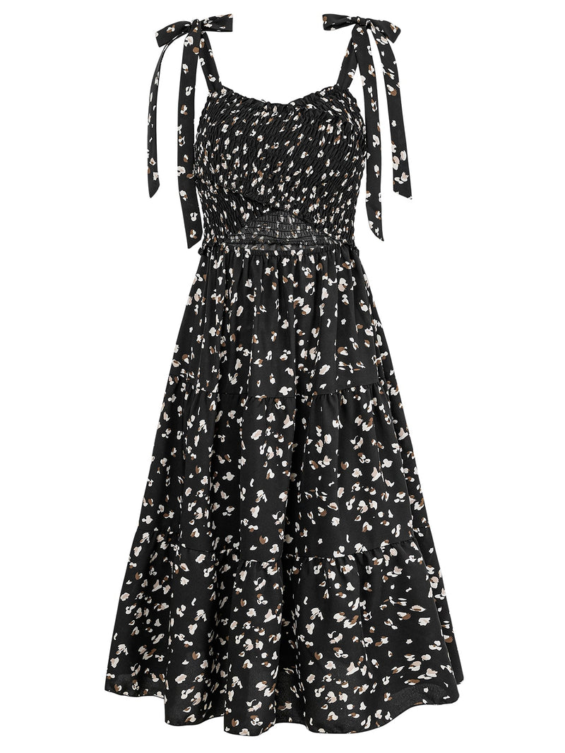 Timeless Beauty Cutout Midi Dress - Black