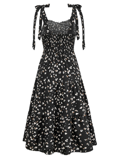 Timeless Beauty Cutout Midi Dress - Black