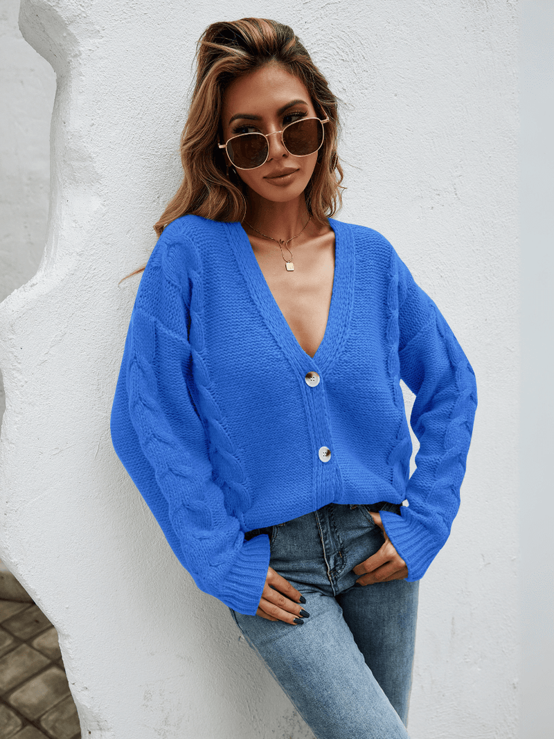 The Key to Cable Knit Cardigan