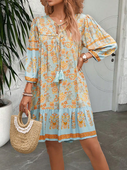 Dannie Mini Dress - Blue