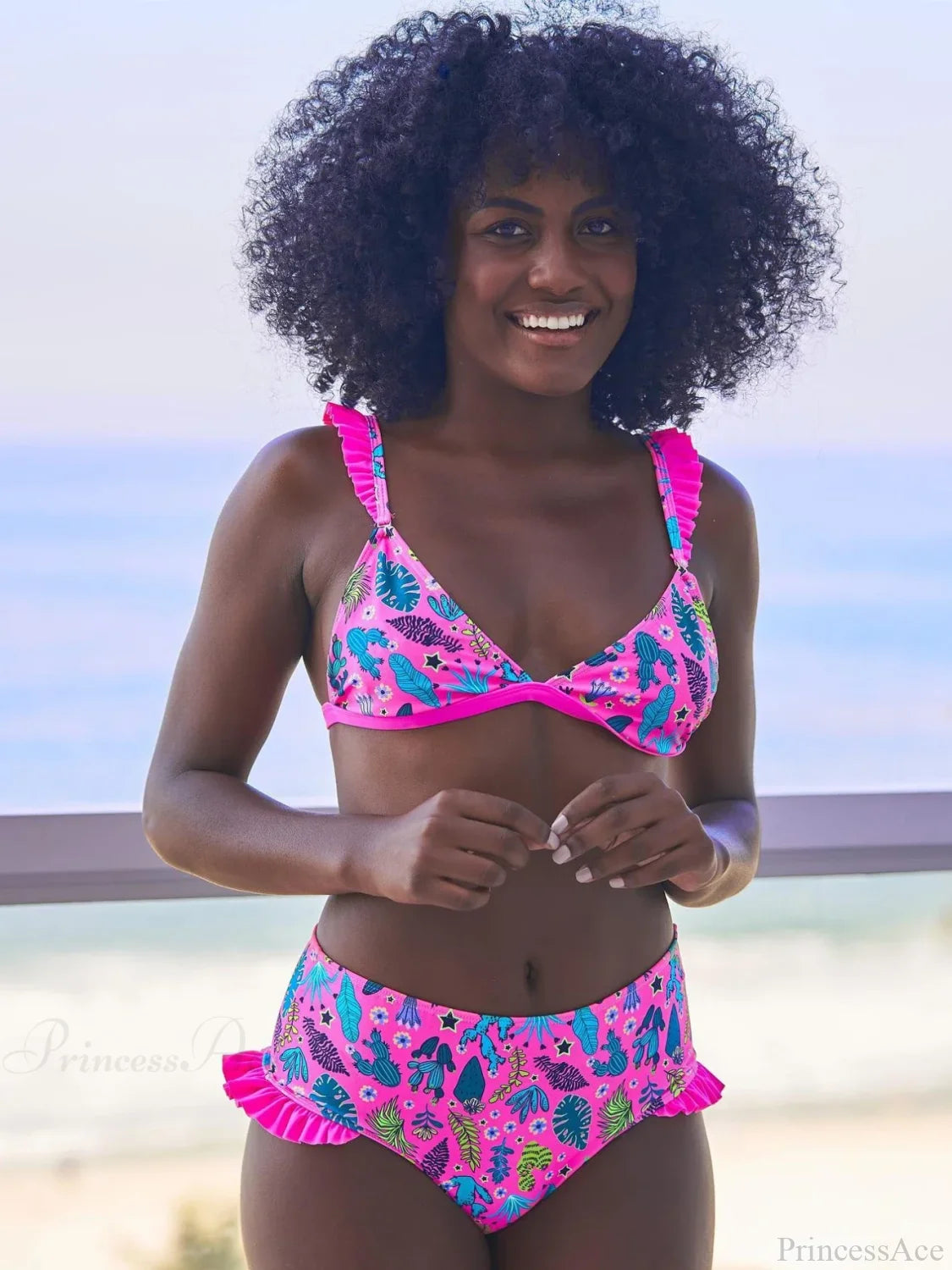 Brazilian Halter Push Up Two Piece Set