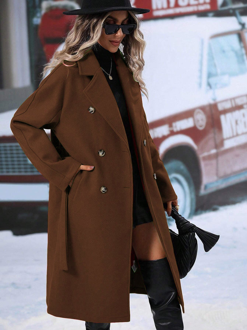 Stroll Along Pocketed Coat