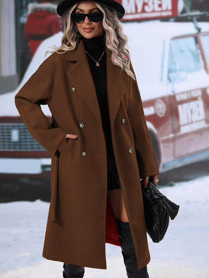 Stroll Along Pocketed Coat
