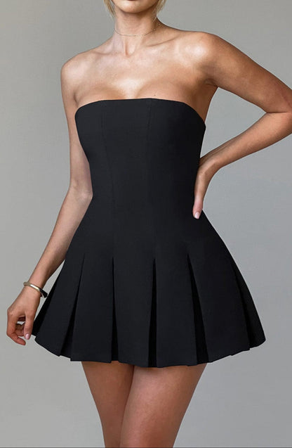 Nicole Mini Dress-black