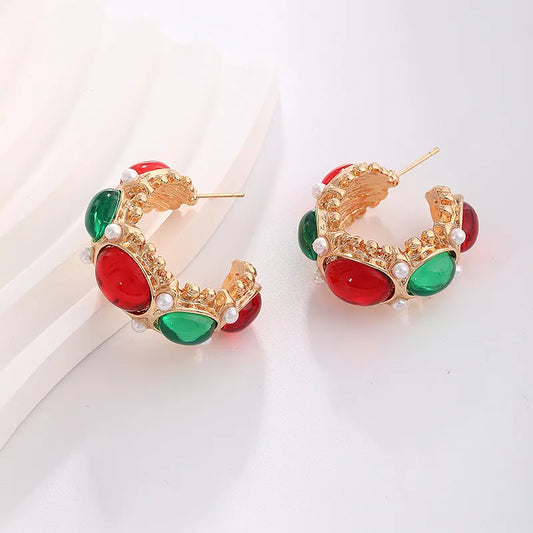 Festive Pearl Earrings
