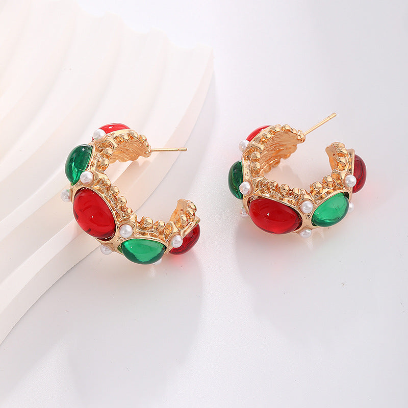 Festive Pearl Earrings