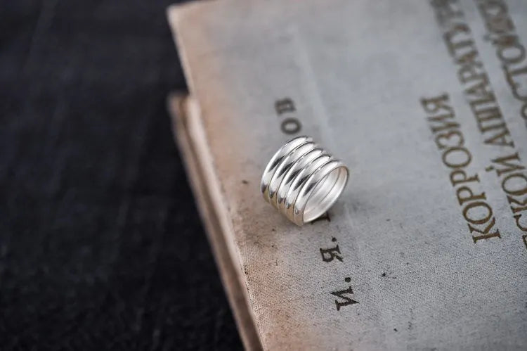 Minimalist Spiral Ring