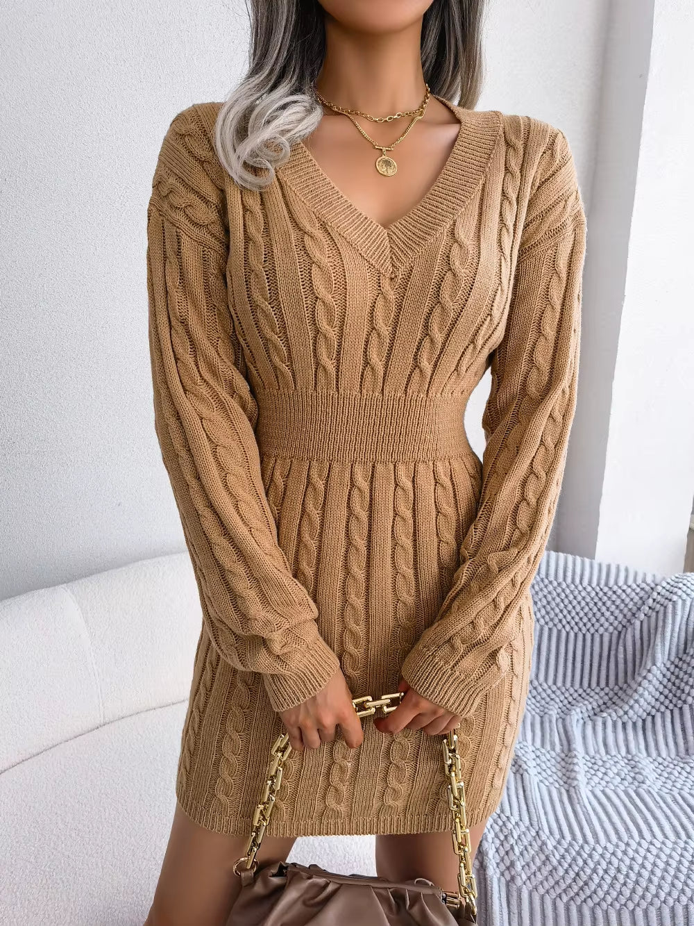 Pullover Sweater Dress 15