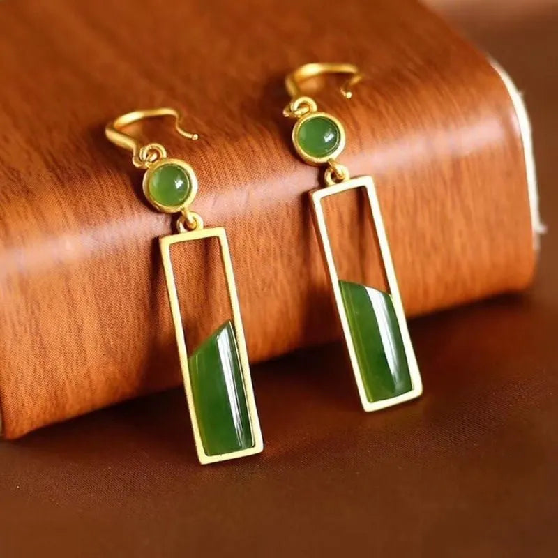 Vintage Jade Earrings