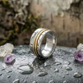 Elegant Two Tone Wire Ring