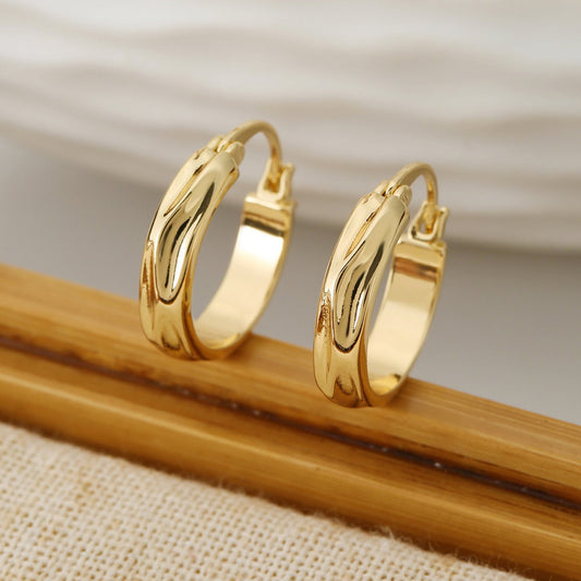 Classic Gold Hoop Earrings