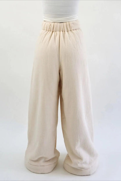 Warm Fleece Lined Knit Pants