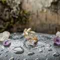 White Petal Adjustable Ring