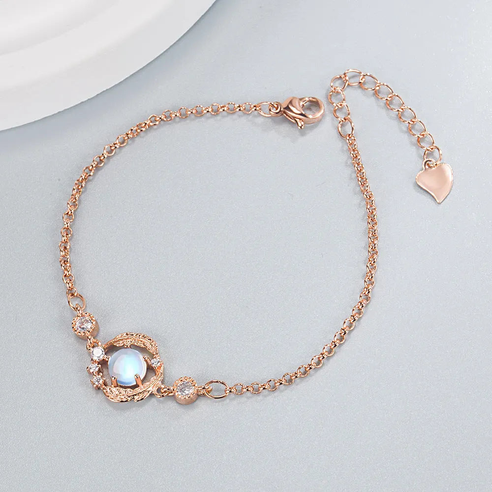Elegant Moonstone Bracelet