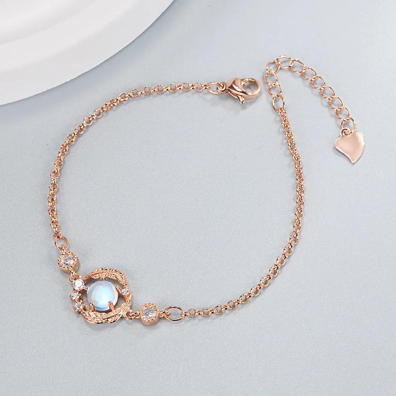 Elegant Moonstone Bracelet