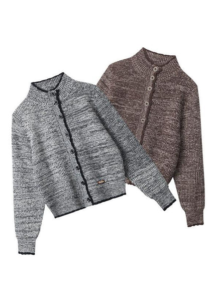 Retro Button-down Sweater Cardigan - Autumn Classic Knit