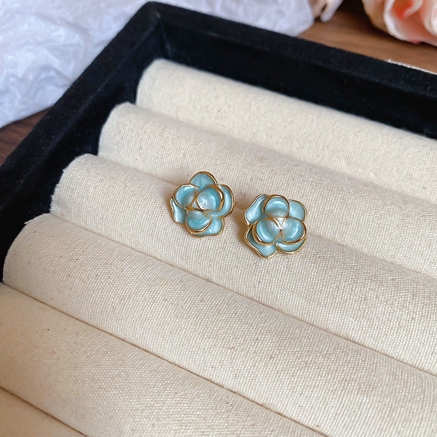 Vintage Blue Stone Earrings