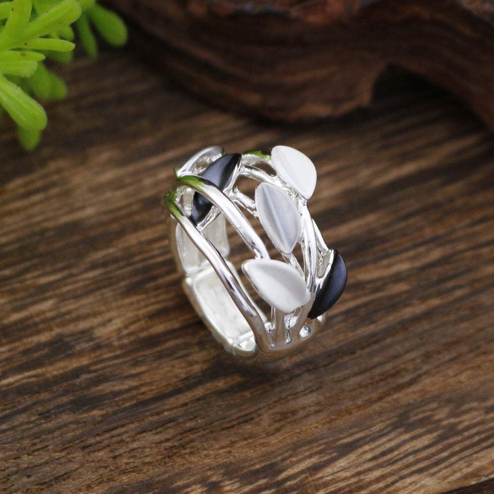 Modern Onyx Statement Ring