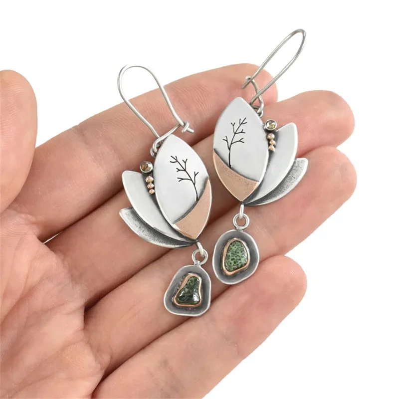 Elegant Tree Dangle Earrings