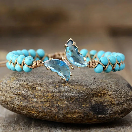 Elegant Blue Topaz Bracelet