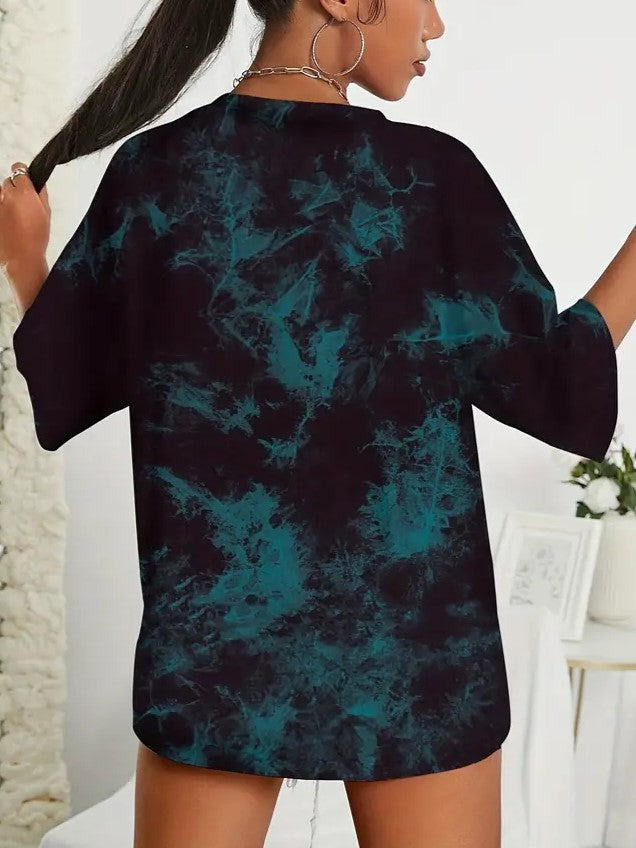 Punk Oversized Tie Dye T-shirt