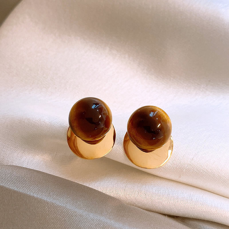 Vintage Amber Earrings