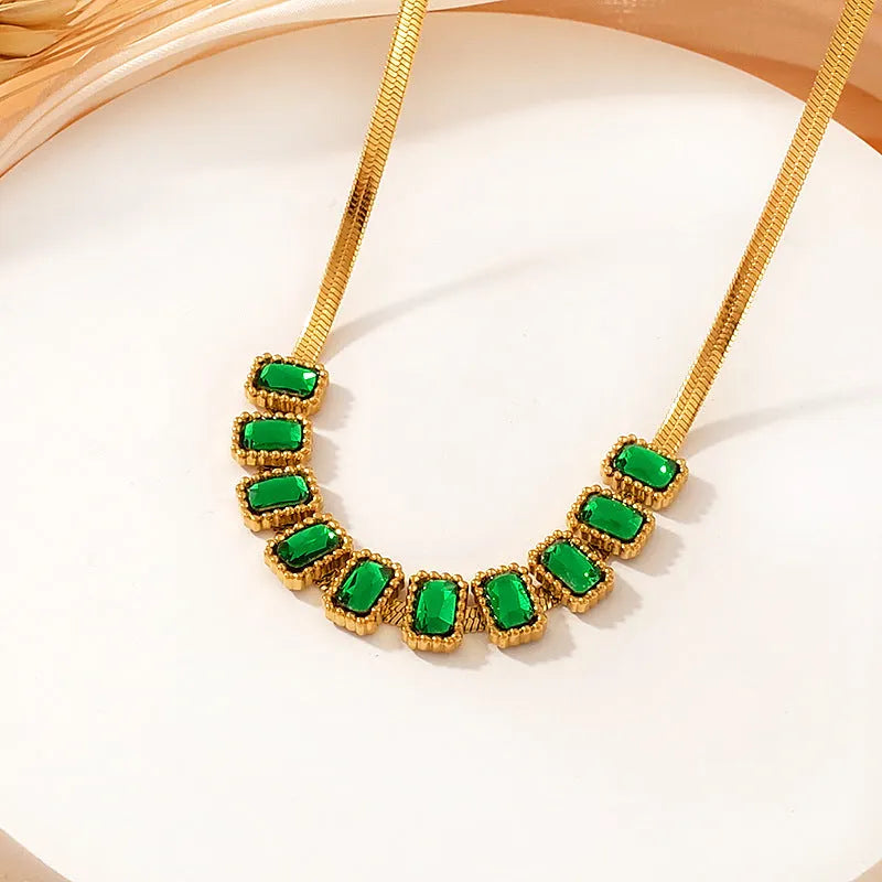 Elegant Emerald Necklace