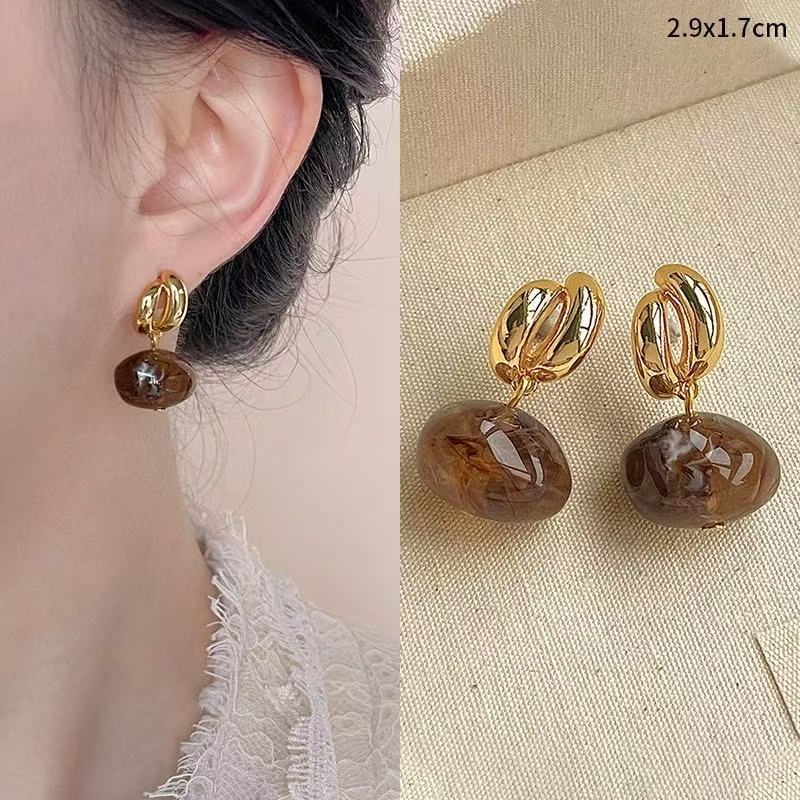 Elegant Smoky Quartz Earrings