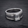 Vintage Inlaid Glass Ring