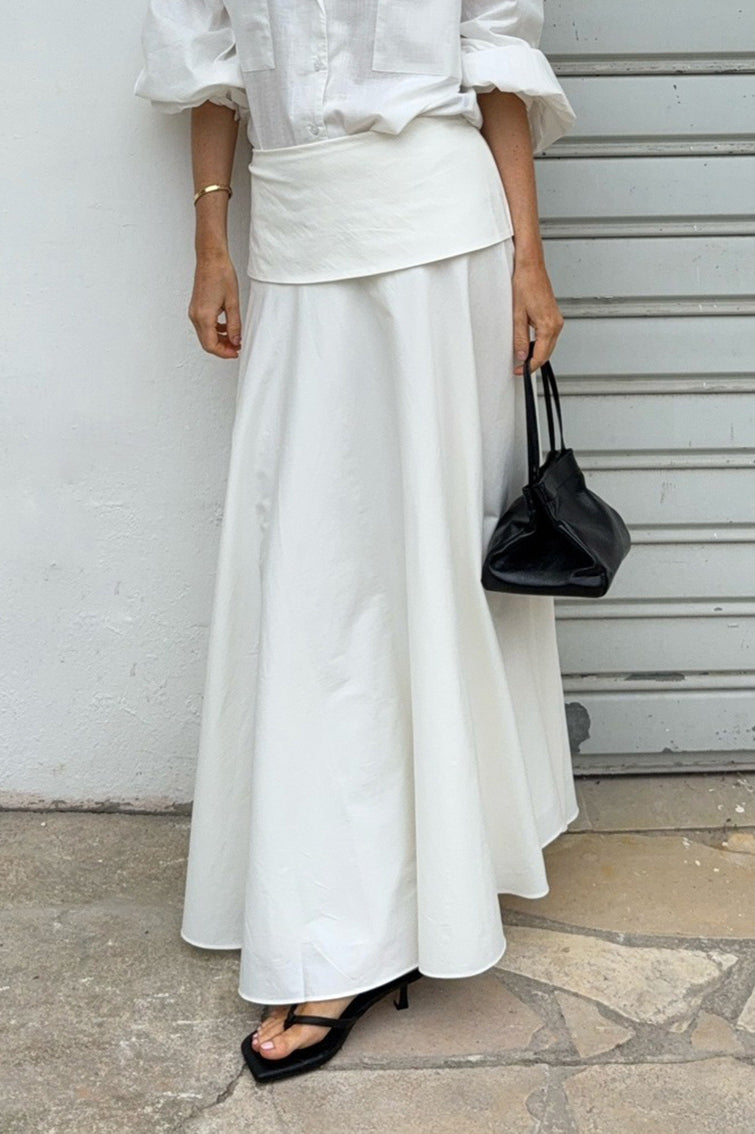 A-line Midi Skirt