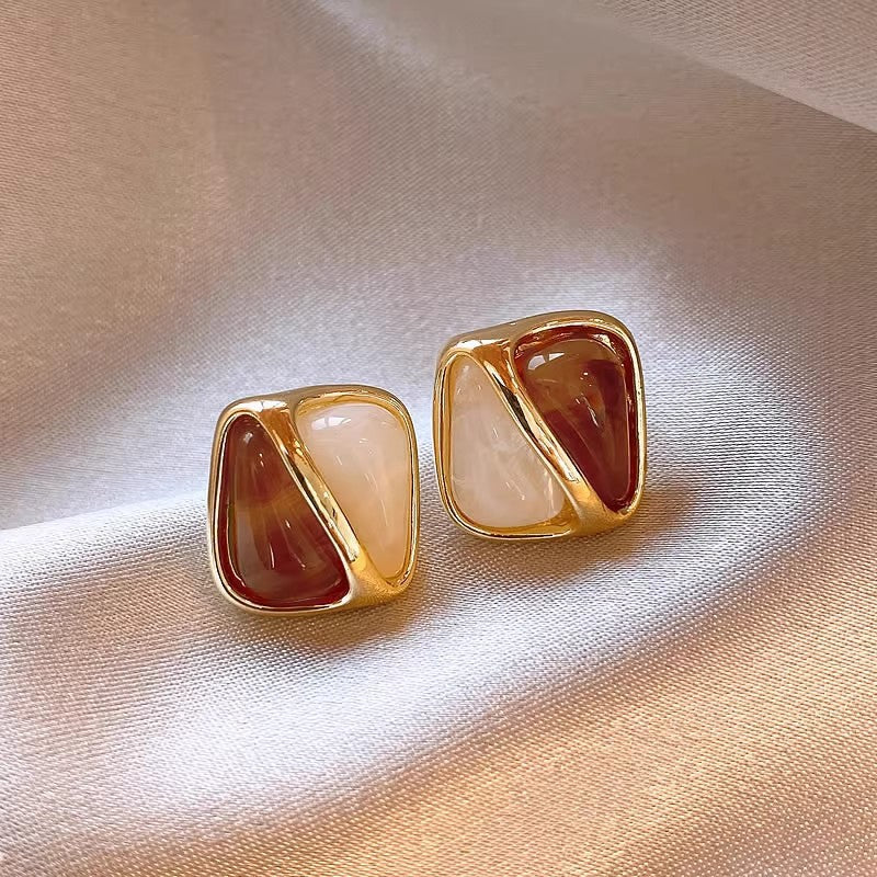 Vintage Agate Earrings