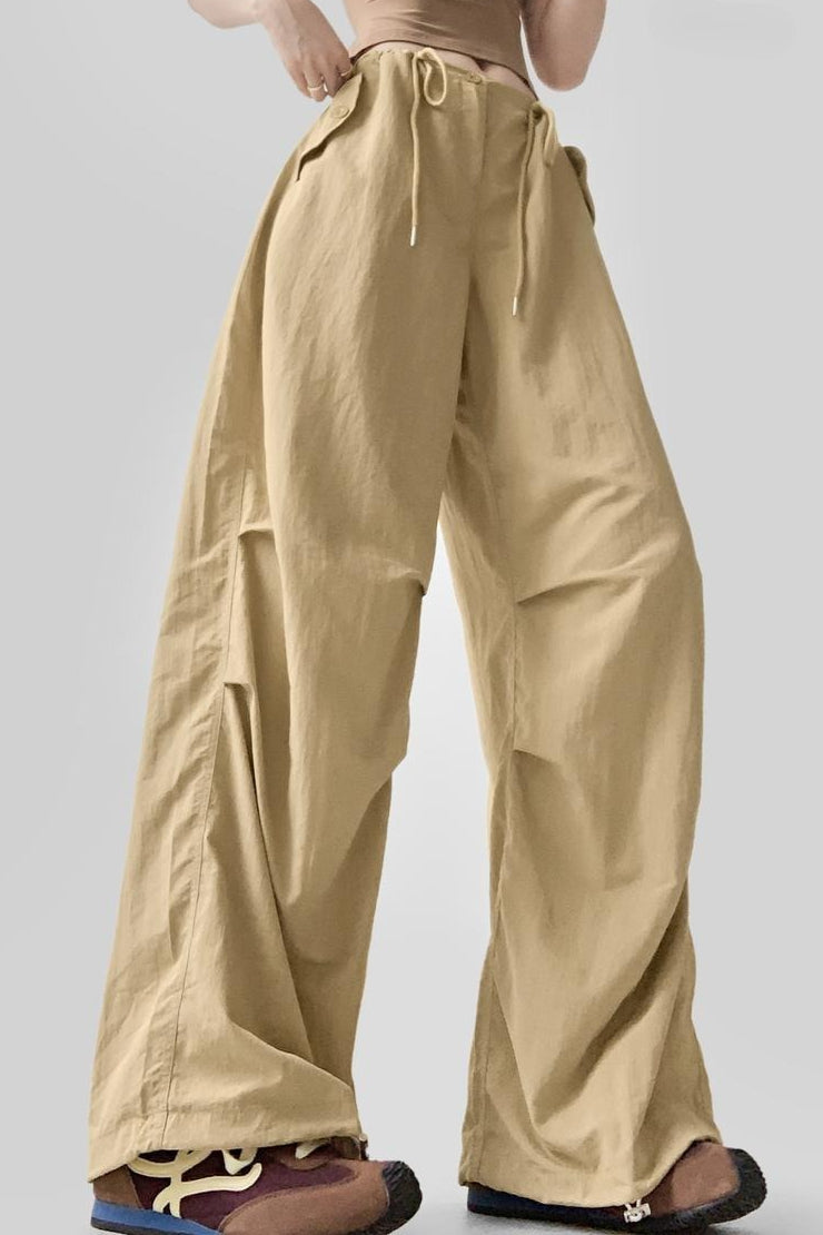 Cargo Wide Leg Relaxed Pants