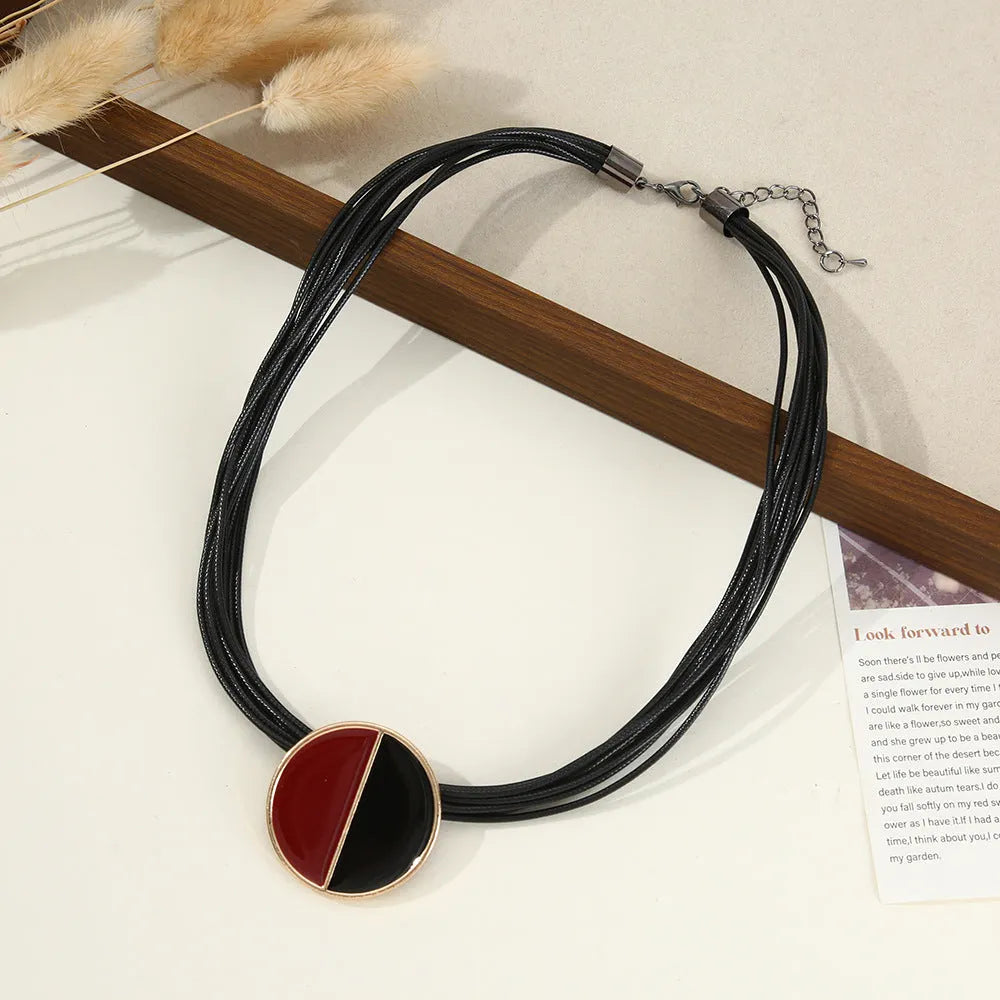 Modern Two Tone Necklace