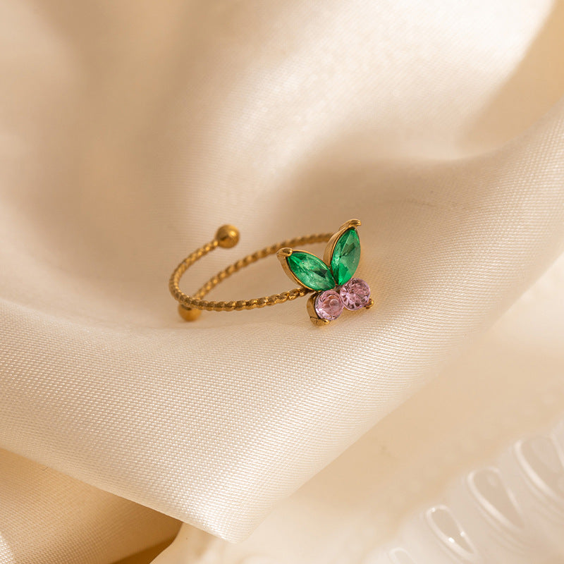 Delicate Cherry Ring