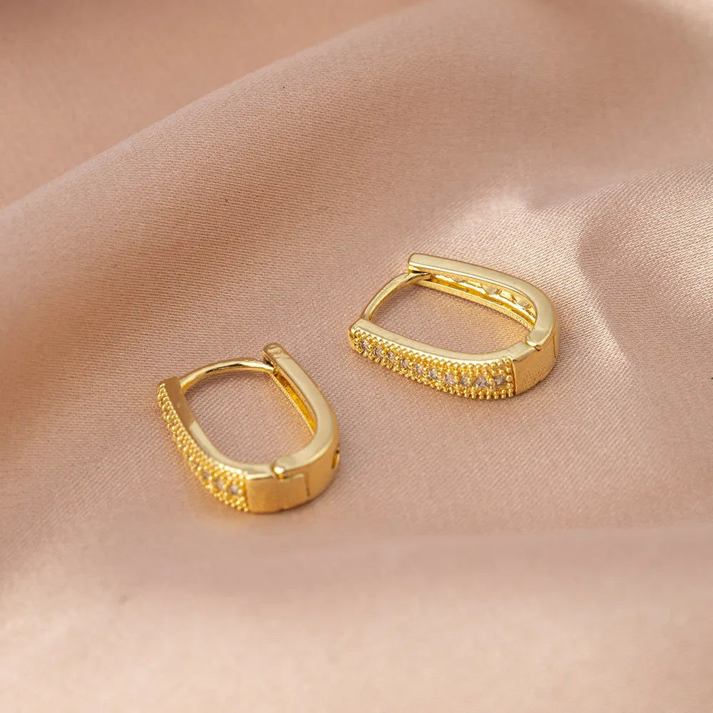 Classic Gold Earrings