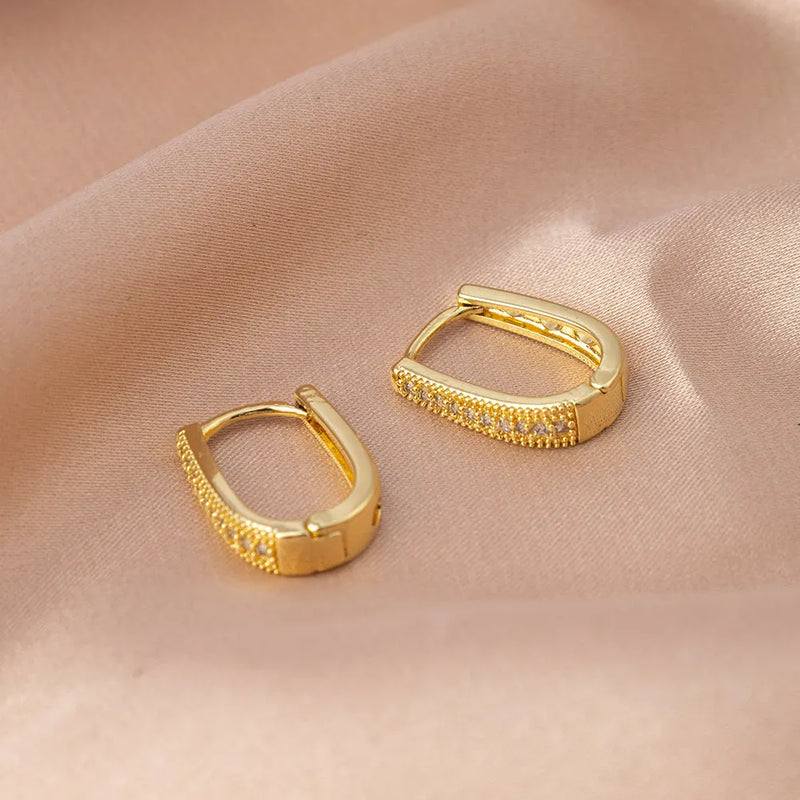 Classic Gold Earrings