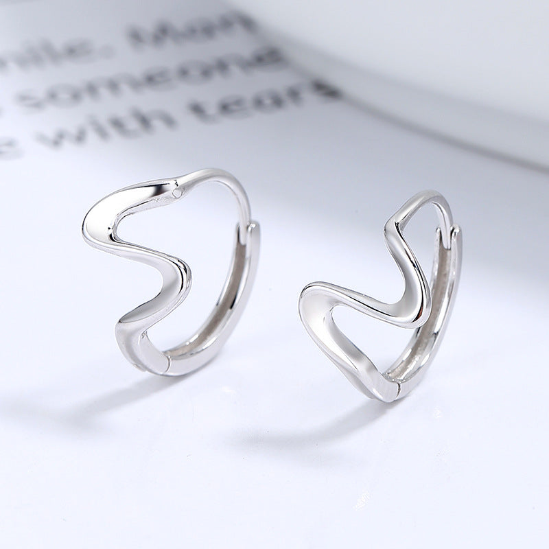 Modern Wave Earrings