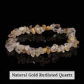 Natural Gold Rutilated Quartz