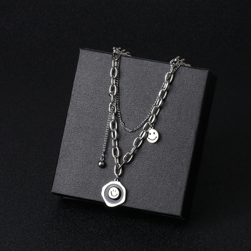 Smiley Charm Necklace