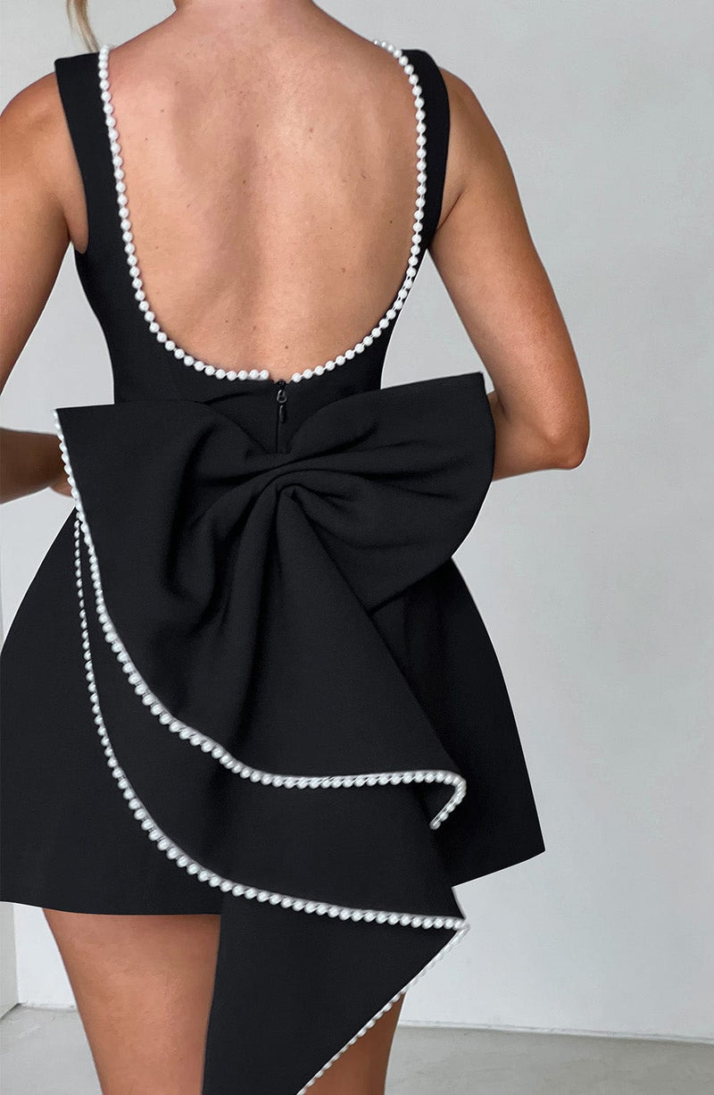Alicia Mini Dress - Black