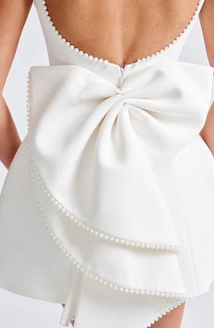 Valentina Mini Dress - Ivory