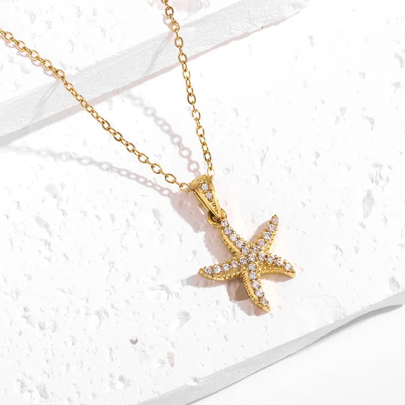 Elegant Starfish Necklace