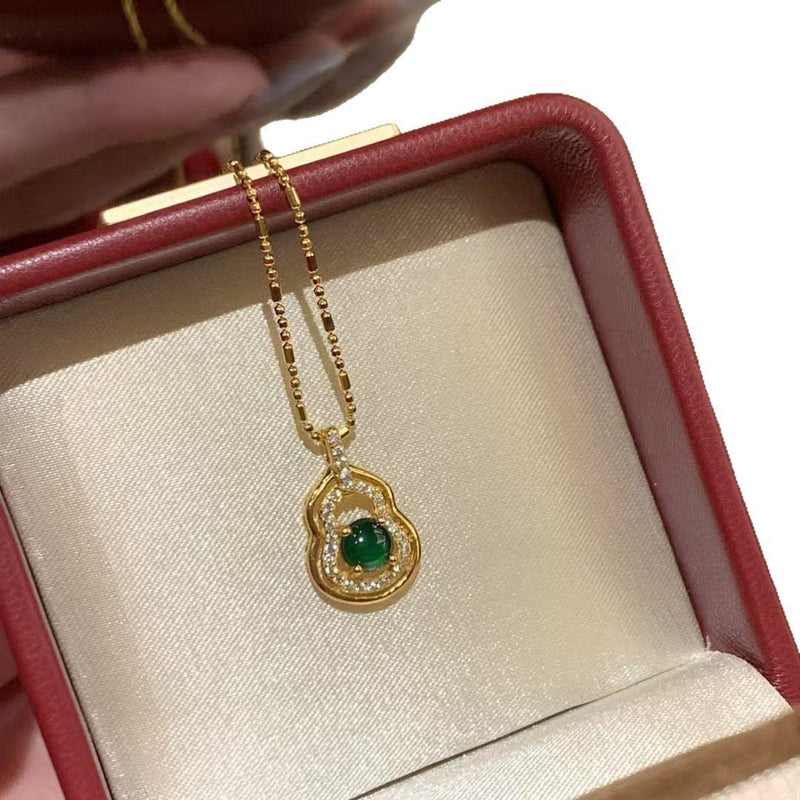 Elegant Emerald Necklace