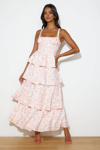 Full of Fun Maxi Dress Orange