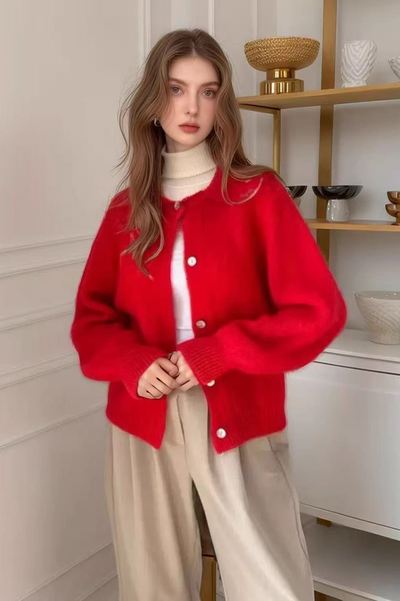 Macaron Color Cardigan