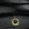 Vintage Sunflower Necklace