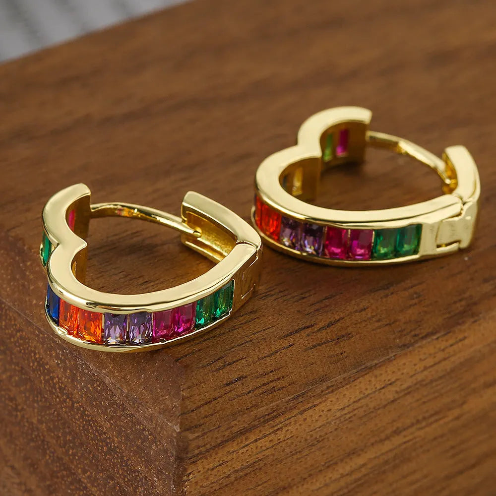 Rainbow Gemstone Earrings
