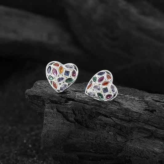 Colorful Gemstone Earrings